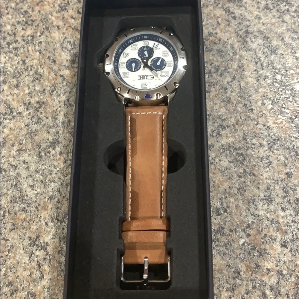 Equipe Turbo Genuine Leather - Band Watch